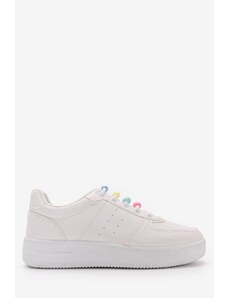Olympic Stores Sneakers Basic με Διακοσμητικά 022672 ΛΕΥΚΟ