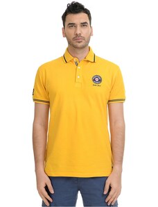 Biston Ανδρικό Polo T-shirt Κίτρινο