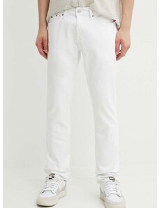 Τζιν παντελόνι Tommy Jeans χρώμα: άσπρο, DM0DM18746