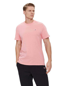 TOMMY HILFIGER Tommy Jeans ανδρικό βαμβακερό t-shirt ροζ DM0DM09598-TIC