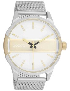 OOZOO Timepieces - C11106, Silver case with Stainless Steel Bracelet