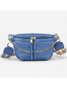Fragola Γυναικεία τσάντα μέσης FHB22 Μπλε Ανοιχτό