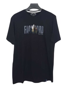 Vactive Ανδρικό t-shirt με στάμπα Facenord σε μαύρο χρώμα - Large