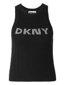 DKNY Πλεκτό τοπ κόκκινο / μαύρο / λευκό