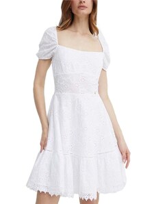 GUESS Φορεμα Ss Clio Flare Midi Dress W4GK50WG590 g011 pure white