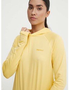 Αθλητική μπλούζα Marmot Windridge χρώμα: κίτρινο