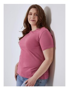 Celestino Μονόχρωμο oversized τ-shirt μωβ για Γυναίκα