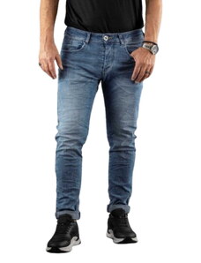 Ανδρικό Παντελόνι Τζιν Damaged Jeans DM6B MΠΛE