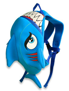 Τσάντα Backpack Crazy Safety Shark Blue 170101-01-01