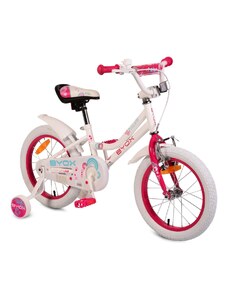 Παιδικό Ποδηλατάκι 16" Little Princess Byox White 3800146201487