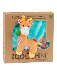 Βρεφική Κουβέρτα 65,5x100cm Zoocchini Giraffe Buddy Aqua ZOO3005
