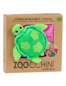 Βρεφική Κουβέρτα 65,5x100cm Zoocchini Turtle Buddy Pink ZOO3001