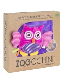 Βρεφική Κουβέρτα 65,5x100cm Zoocchini Owl Buddy Purple ZOO3002