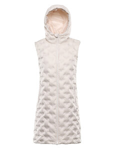 Women's vest with membrane ALPINE PRO GURFA pastel parchment