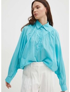 Βαμβακερή μπλούζα Sisley γυναικεία