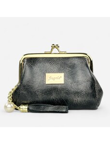 Fragola Μικρό γυναικείο πορτοφόλι PC05 Μαύρο Vintage