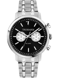 TRUSSARDI T-Couple- R2453147003, Silver case with Stainless Steel Bracelet