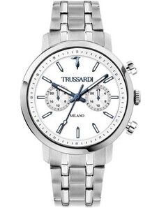 TRUSSARDI T-Couple- R2453147004, Silver case with Stainless Steel Bracelet