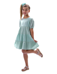 Παιδικό φόρεμα με κέντημα για κορίτσι