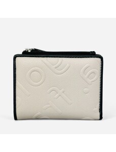 Fragola Μικρό γυναικείο πορτοφόλι με κουμπί PC701-1 Εκρού