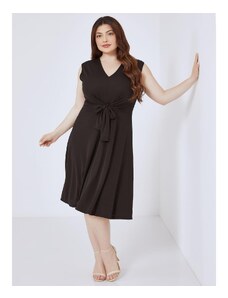 Celestino Midi αμάνικο φόρεμα με δέσιμο μαυρο για Γυναίκα