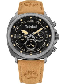 TIMBERLAND WILLISTON SMALL - TDWGF0042002, Anthracite case with Brown Leather Strap