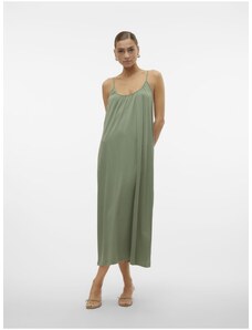 Green women's basic maxi dress Vero Moda Luna - Women