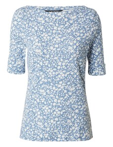Lauren Ralph Lauren Μπλουζάκι 'JUDY' μπλε / λευκό