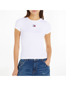 T-Shirt Tommy Hilfiger DW0DW17881-YBR Άσπρο
