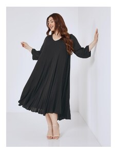 Celestino Oversized maxi φόρεμα μαυρο για Γυναίκα