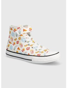 Παιδικά πάνινα παπούτσια Converse A07377C χρώμα: άσπρο