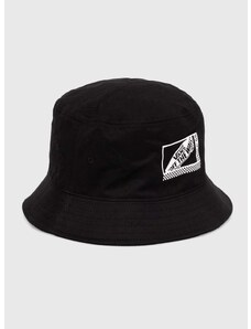 Βαμβακερό καπέλο Vans χρώμα: μαύρο