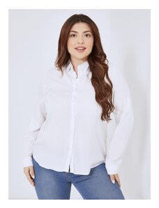 Celestino Μονόχρωμο πουκάμισο λευκο για Γυναίκα