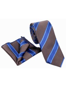 Legend - L-050-205 - Cigar Blue Stripes - Γραβάτα