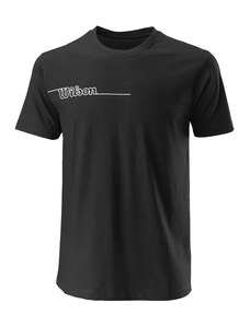 Pánské tričko Wilson Team II Tech Tee Μαύρο XL