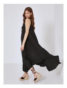 Celestino Maxi φόρεμα με καμπύλη στο τελείωμα μαυρο για Γυναίκα