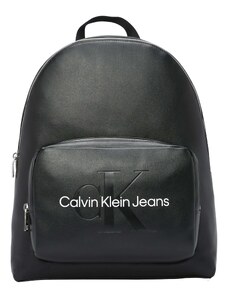 Calvin Klein Jeans Σακίδιο πλάτης 'CAMPUS BP40' μαύρο / λευκό