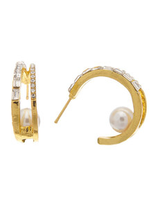BagtoBag Καρφωτό σκουλαρίκι XH-431-2 - Χρυσό