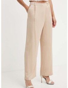Παντελόνι Sisley χρώμα: μπεζ, 4Q6ZLF05V