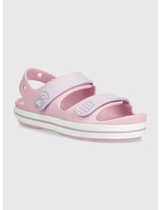 Παιδικά σανδάλια Crocs Crocband Cruiser Sandal χρώμα: ροζ