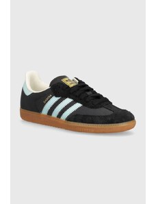 Αθλητικά adidas Originals Samba OG χρώμα: μαύρο, ID0493