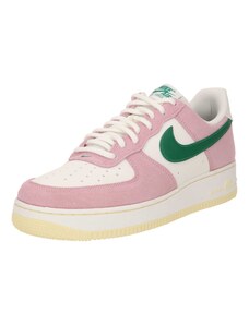 Nike Sportswear Σνίκερ χαμηλό 'Air Force 1' μπεζ / πράσινο / ανοικτό ροζ