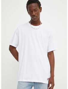 Βαμβακερό μπλουζάκι Les Deux ανδρικό, χρώμα: άσπρο, LDM101179