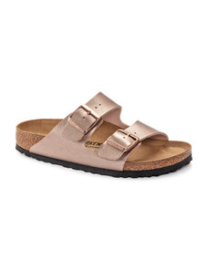 Birkenstock Arizona Copper Ανατομικά Σανδάλια Ροζ Χρυσό Narrow Fit (1023960)