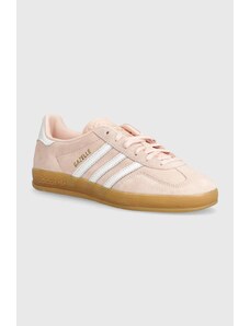 Σουέτ αθλητικά παπούτσια adidas Originals Gazelle Indoor χρώμα: ροζ, IH5484