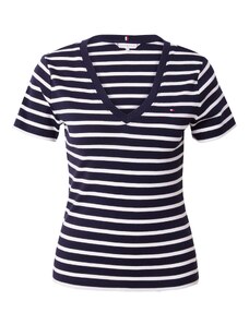 TOMMY HILFIGER Μπλουζάκι 'Cody' μπλε μαρέν / έντονο κόκκινο / λευκό
