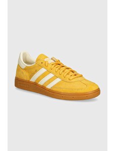 Σουέτ αθλητικά παπούτσια adidas Originals Hanball Spezial χρώμα: κίτρινο, IF7088