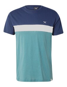 Iriedaily Μπλουζάκι 'Court' ναυτικό μπλε / γαλαζοπράσινο / λευκό