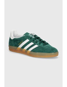 Σουέτ αθλητικά παπούτσια adidas Originals Gazelle Indoor χρώμα: πράσινο, JI2062
