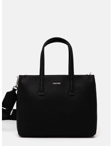 Τσάντα Calvin Klein χρώμα: μαύρο, K60K612904